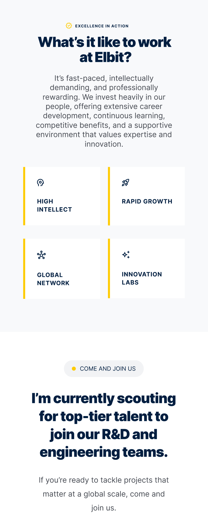 What it is like to work at Elbit